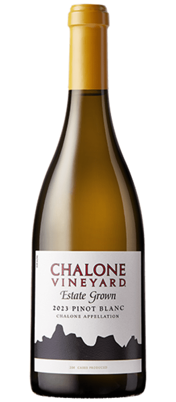 bottle shot 2023 estate pinot blanc