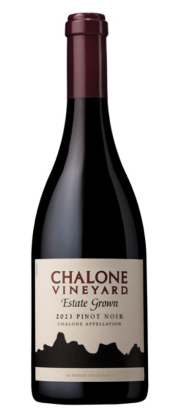 bottle shot 2023 estate pinot noir