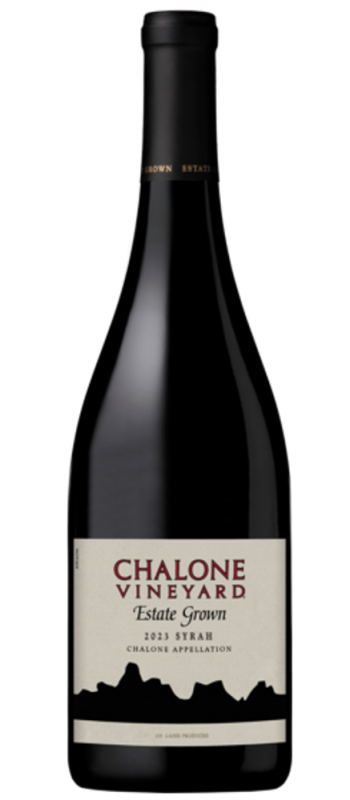 bottle shot 2023 estate syrah